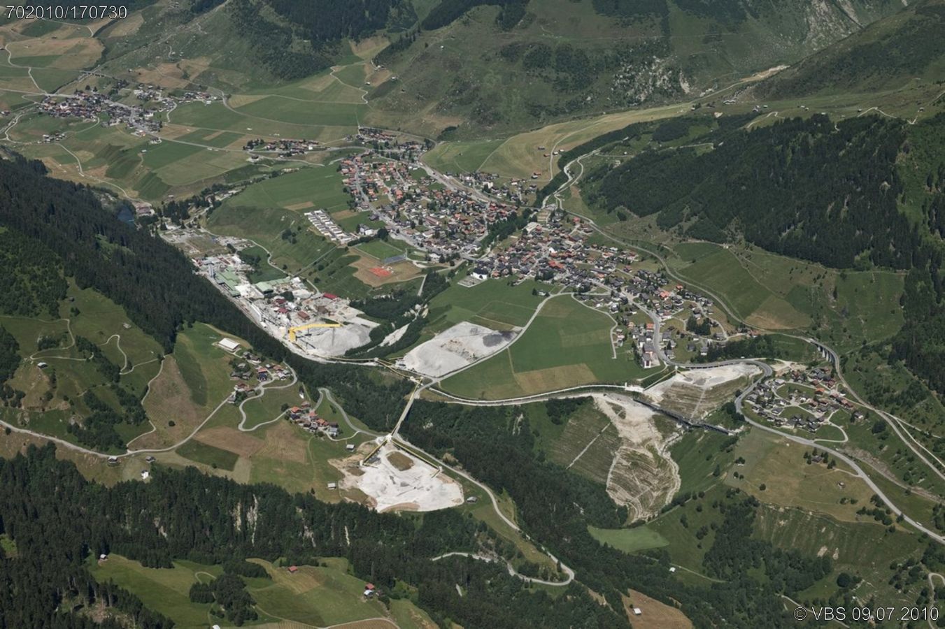 Sedrun, Camischolas, NEAT Baustelle